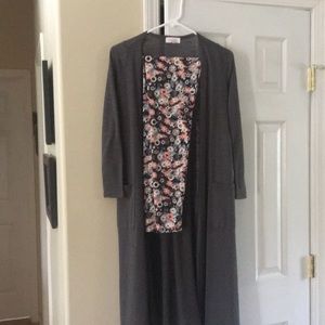 Leggings and full length lightweight sweater!